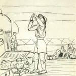 69/103 - Drawings from the tour round the world in 1936